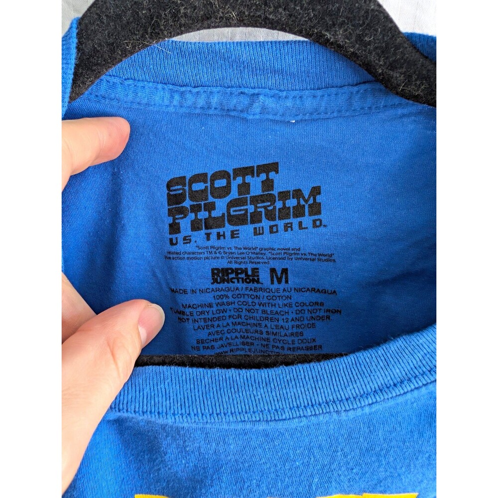 Scott Pilgrim vs. The World Blue Graphic Tee Short Sleeve M